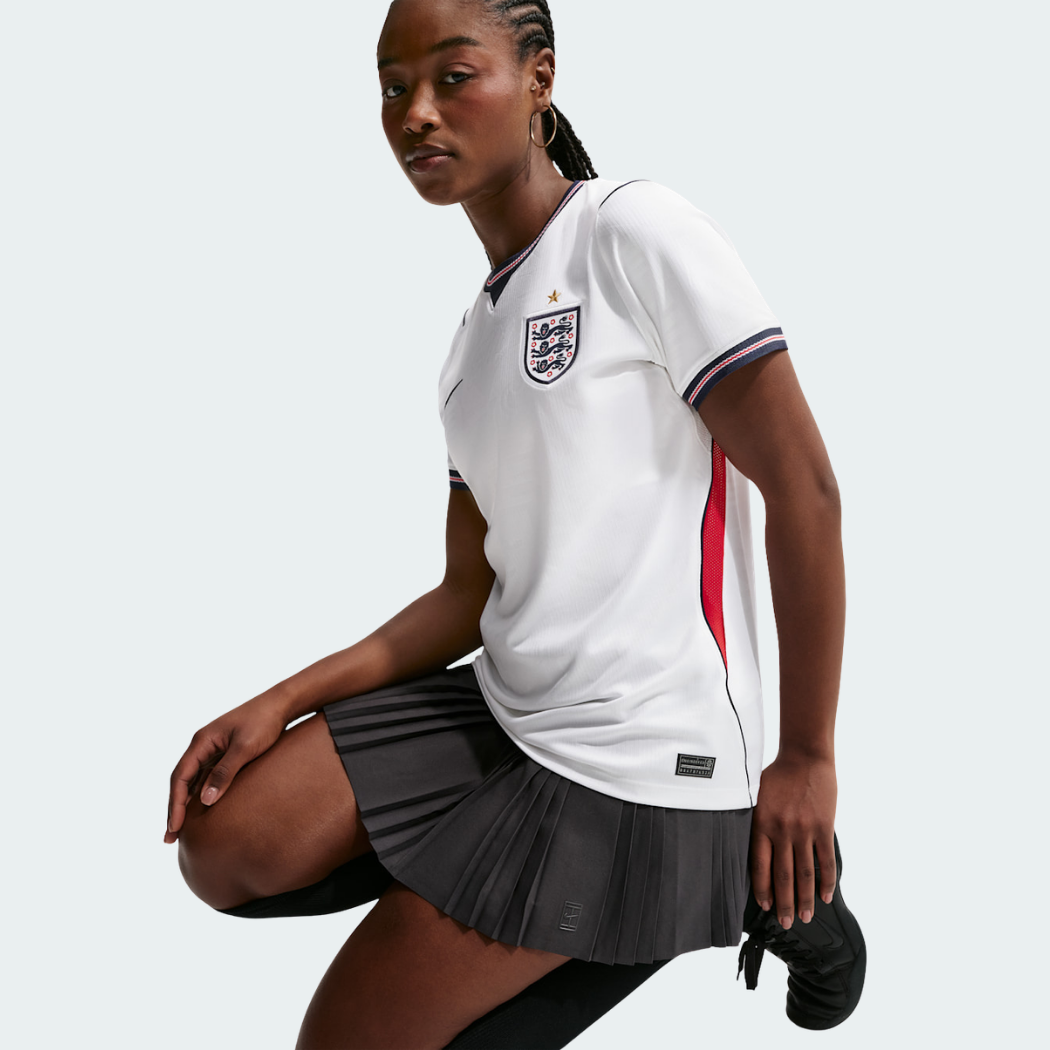 Camisa Torcedor Feminina Inglaterra I 2026 Copa do Mundo