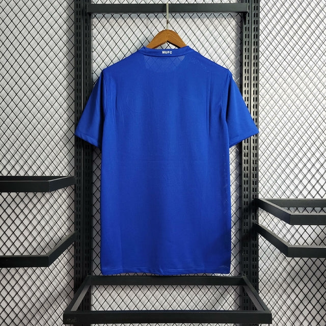 Camisa Retrô Manchester United 2007/08 Masculino Azul