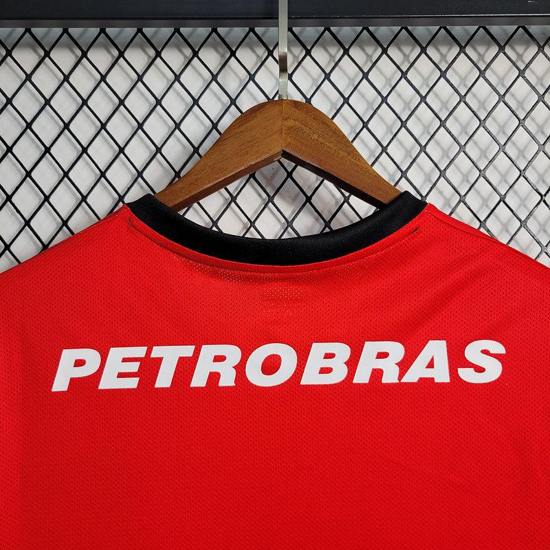 Camisa Flamengo I Home Retrô 2008/09 Masculina - Vermelho