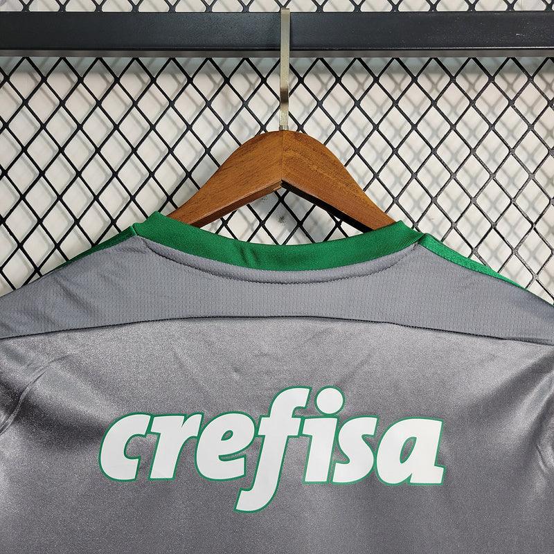 Camisa - Palmeiras 2015 Retrô- Cinza/Verde