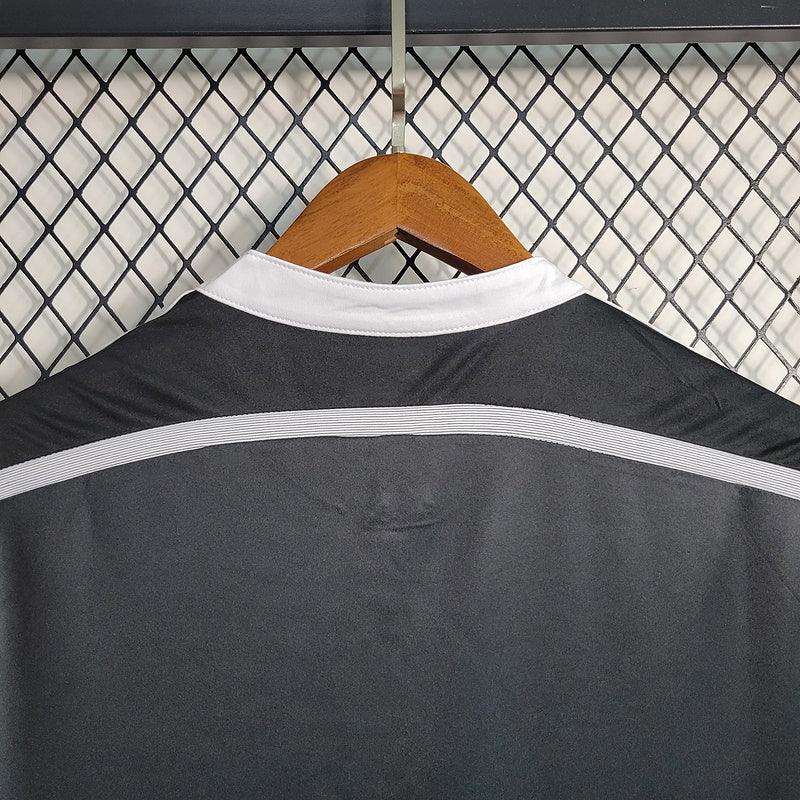 Camisa Retrô Real Madrid Manga Longa III Third 2014/15 Masculino Preto