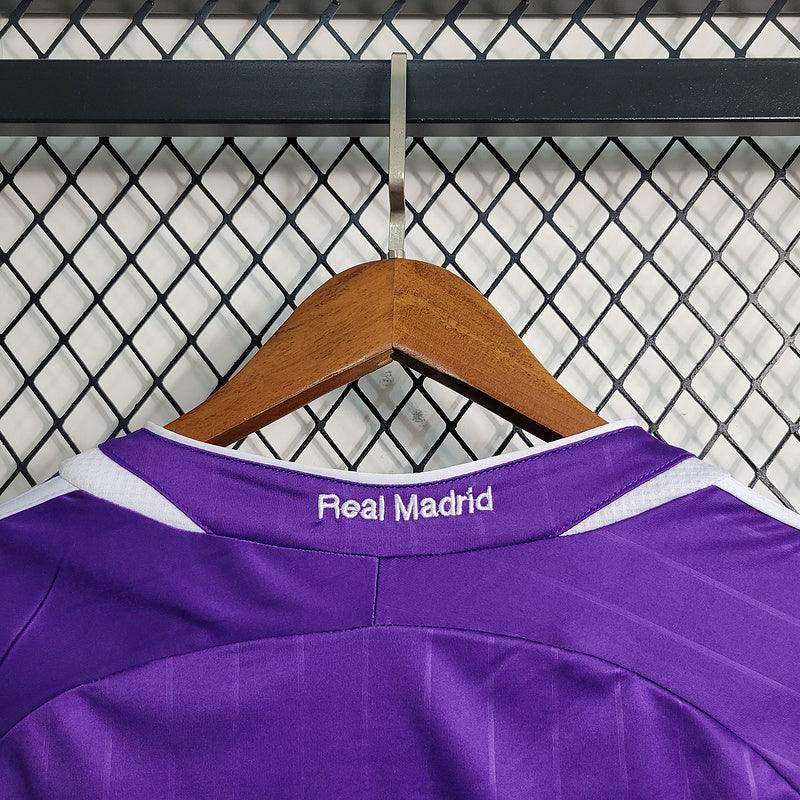 Camisa Real Madrid Away 2006/07 Retrô - Roxa