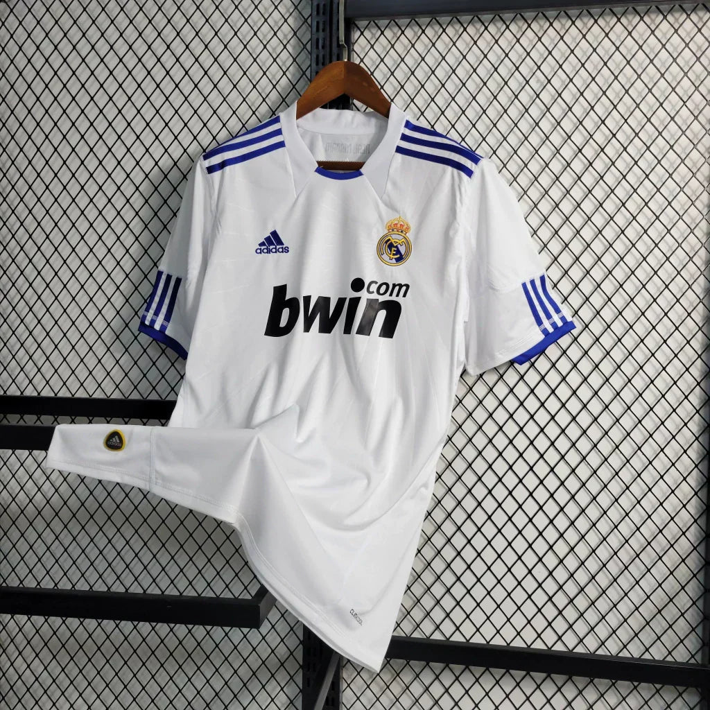 Camisa Retrô Real Madrid I Home 2010/11 Masculino Branco
