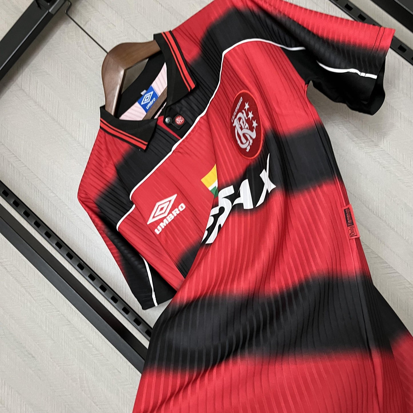 Camisa Retrô Torcedor Masculina Flamengo 1997