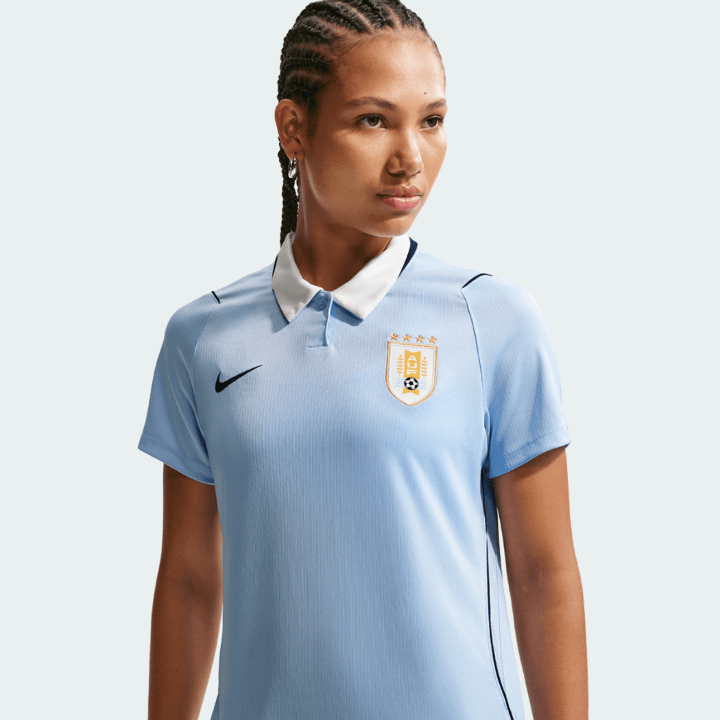 Camisa Torcedor Feminina Uruguai I 2026 Copa do Mundo