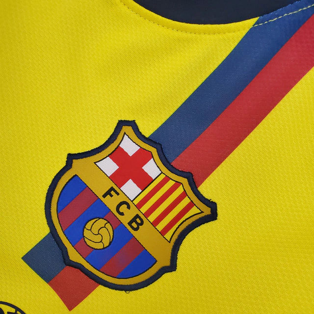 Camisa Retrô Torcedor Masculina Barcelona 2008