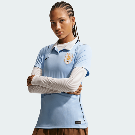 Camisa Torcedor Feminina Uruguai I 2026 Copa do Mundo