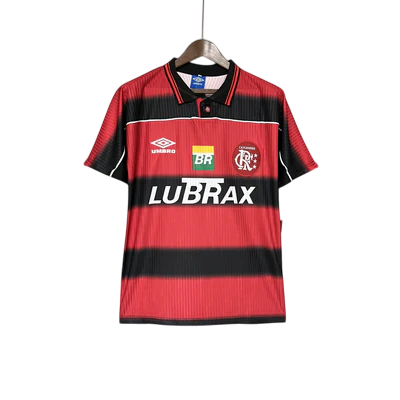 Camisa Flamengo Titular 1997 - Versão Retrô Lubrax