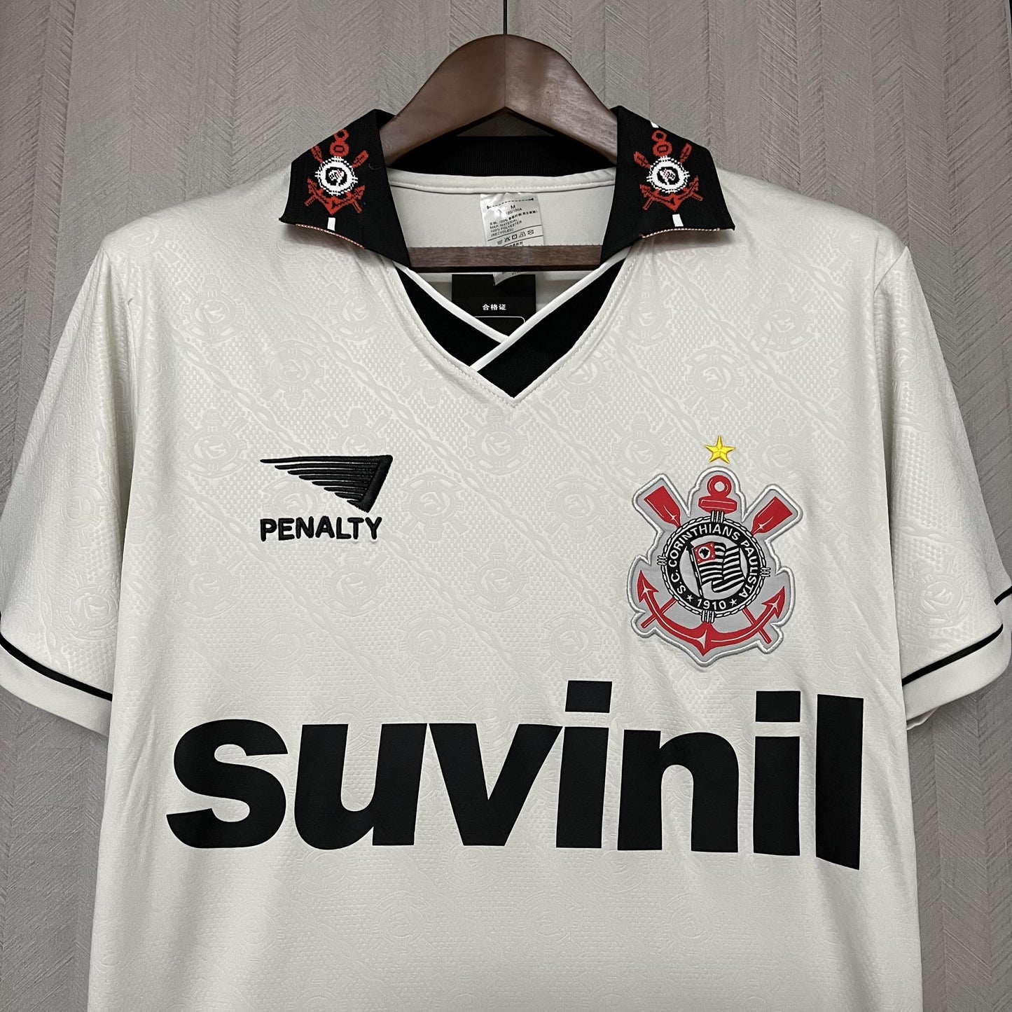 Camisa Retrô Torcedor Masculina Corinthians 1996