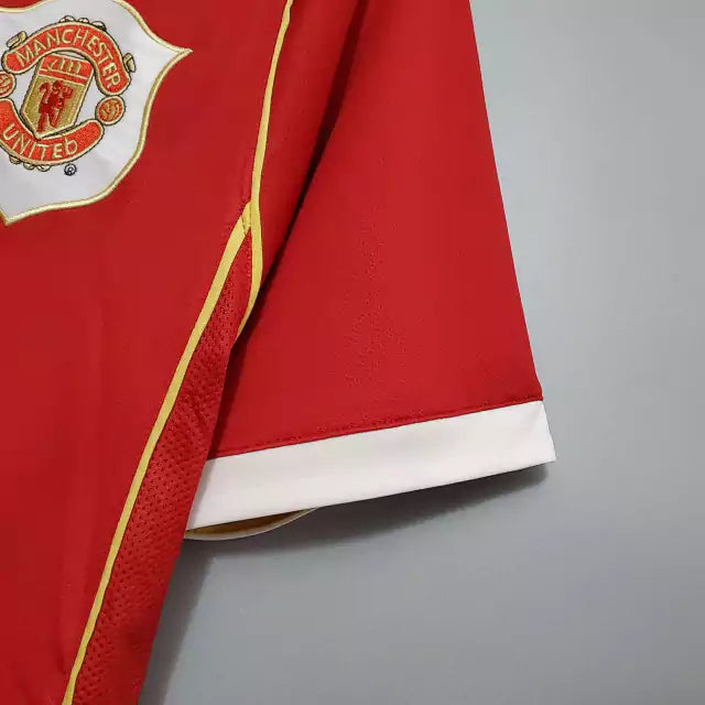 Camisa Retrô Manchester United 2006/07 Masculino Vermelho