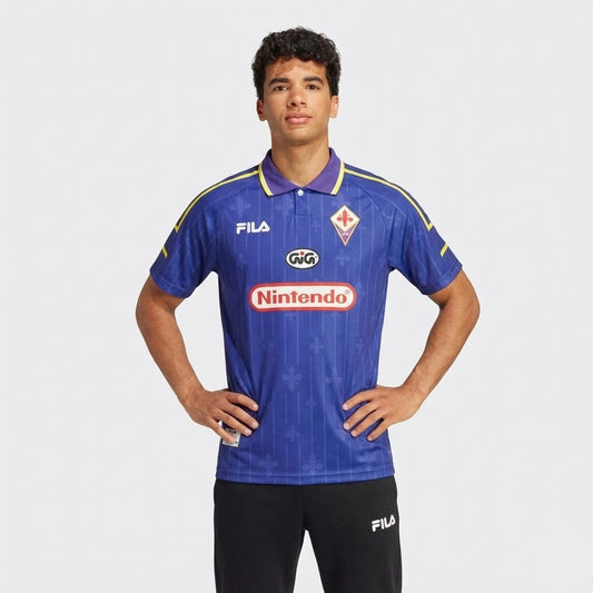 Camisa Retrô Torcedor Masculina Fiorentina I 1997