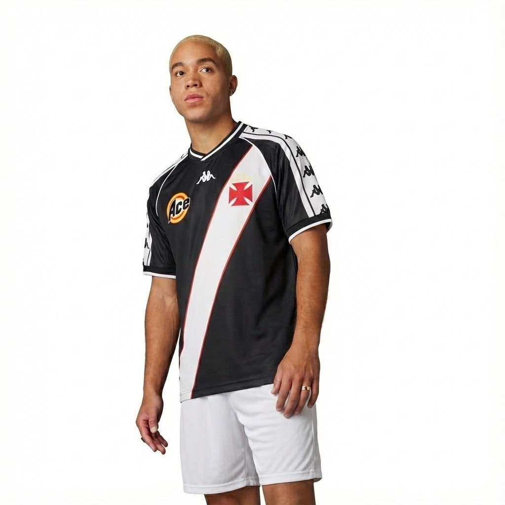 Camisa Retrô Torcedor Masculina Vasco I 2000