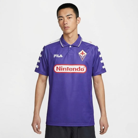 Camisa Retrô Torcedor Masculina Fiorentina I 1998