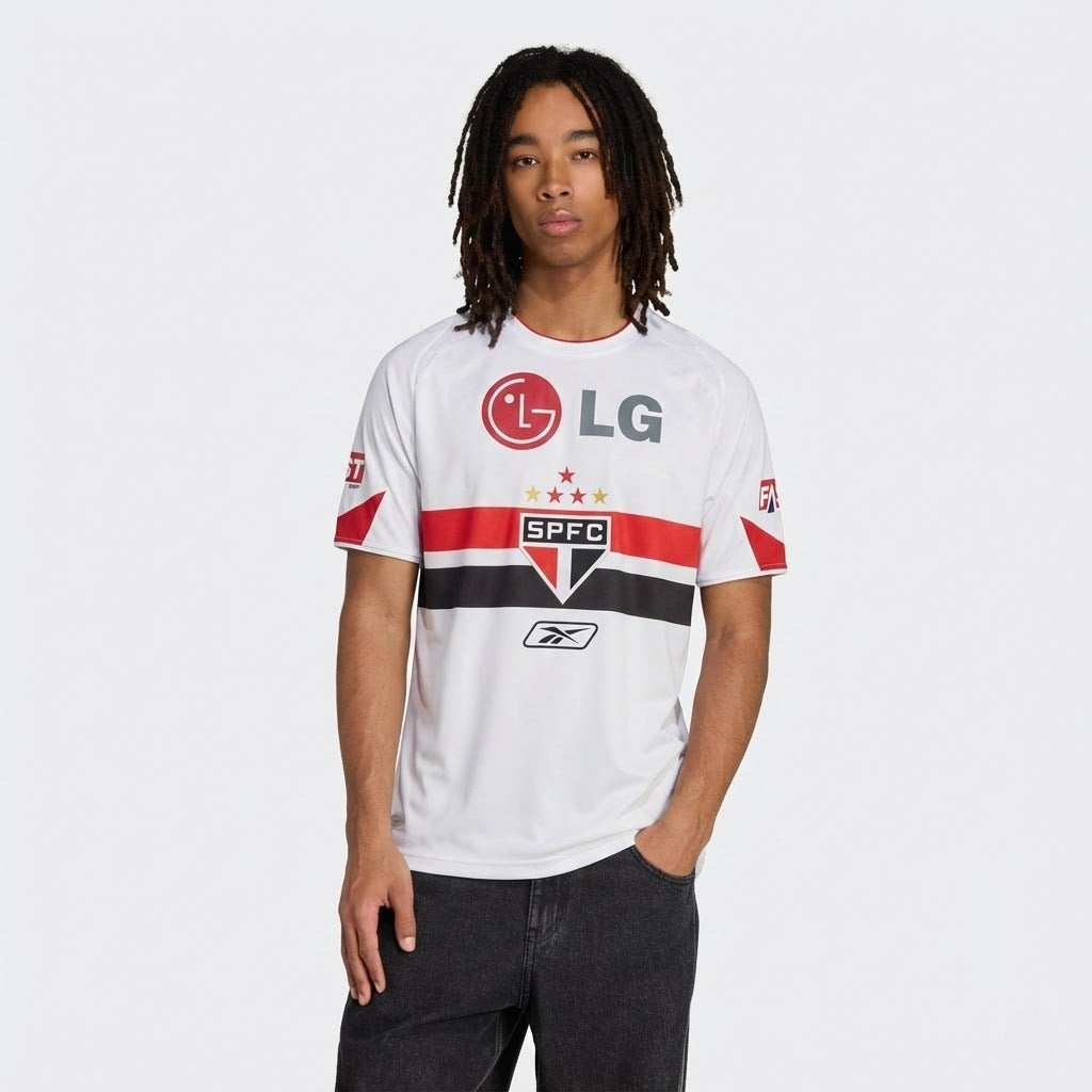 Camisa Retrô Torcedor Masculina São Paulo I 2006