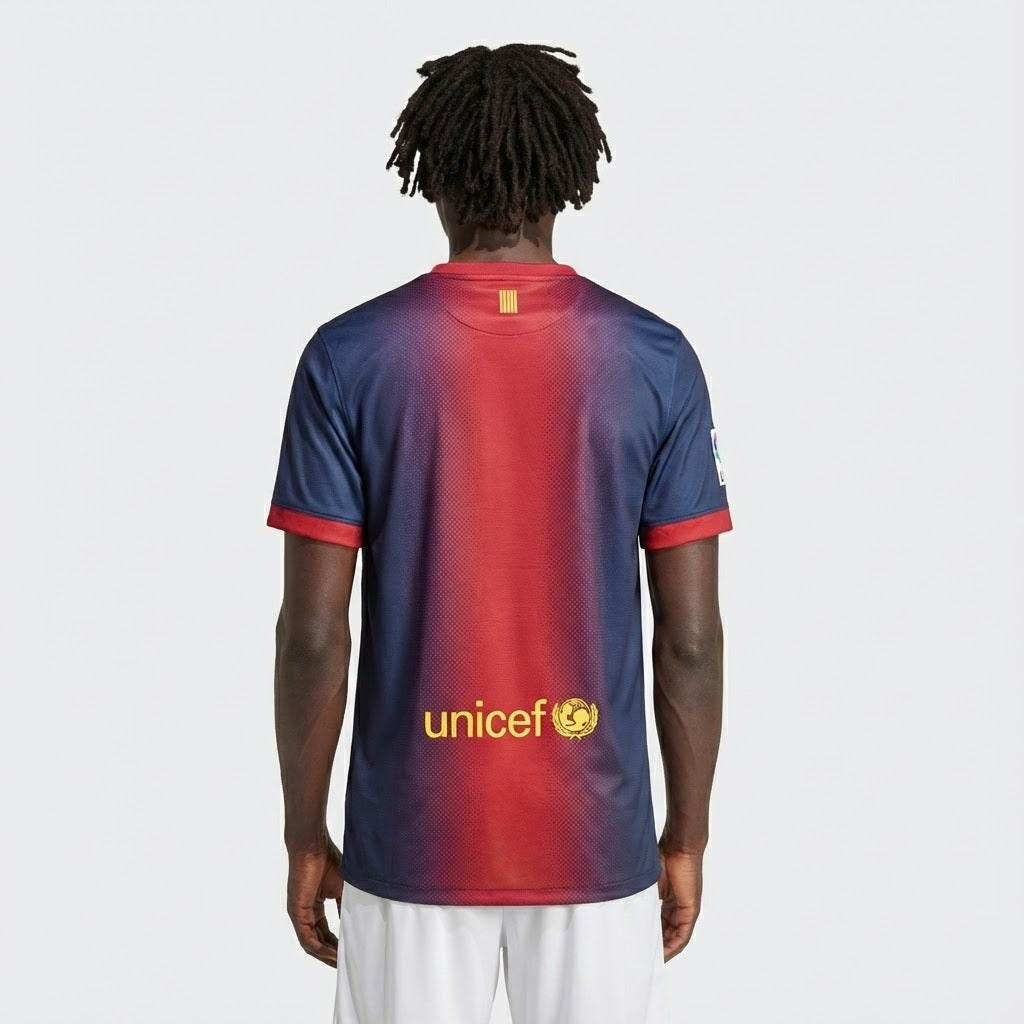 Camisa Retrô Torcedor Masculina Barcelona I 2012