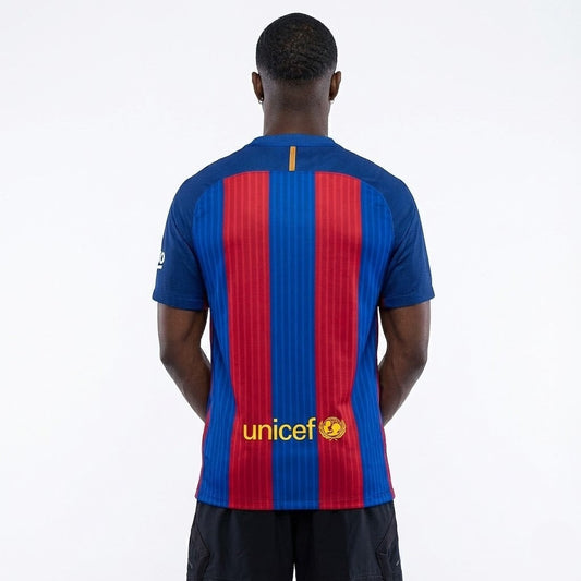 Camisa Retrô Torcedor Masculina Barcelona I 2016