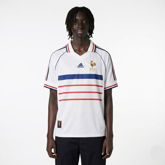 Camisa Retrô Torcedor Masculina França II 1998
