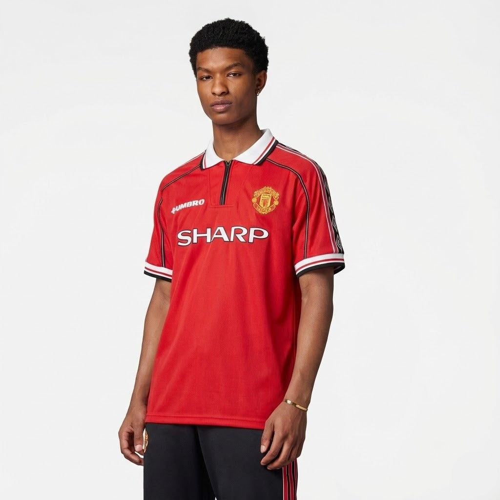 Camisa Retrô Torcedor Masculina Manchester United I 1998