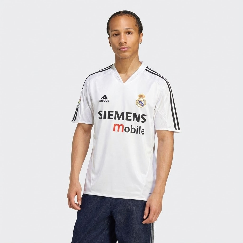 Camisa Retrô Torcedor Masculina Real Madrid I 2004