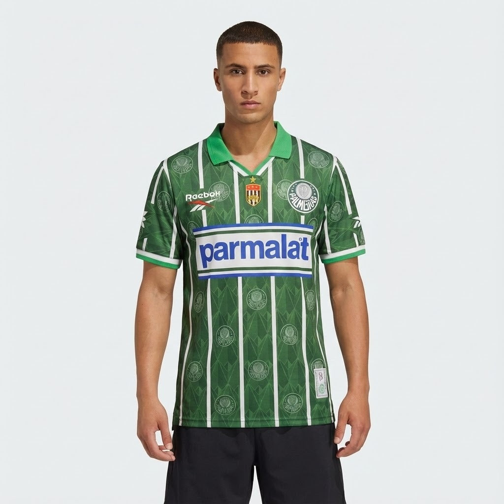 Camisa Retrô Torcedor Masculina Palmeiras I 1996