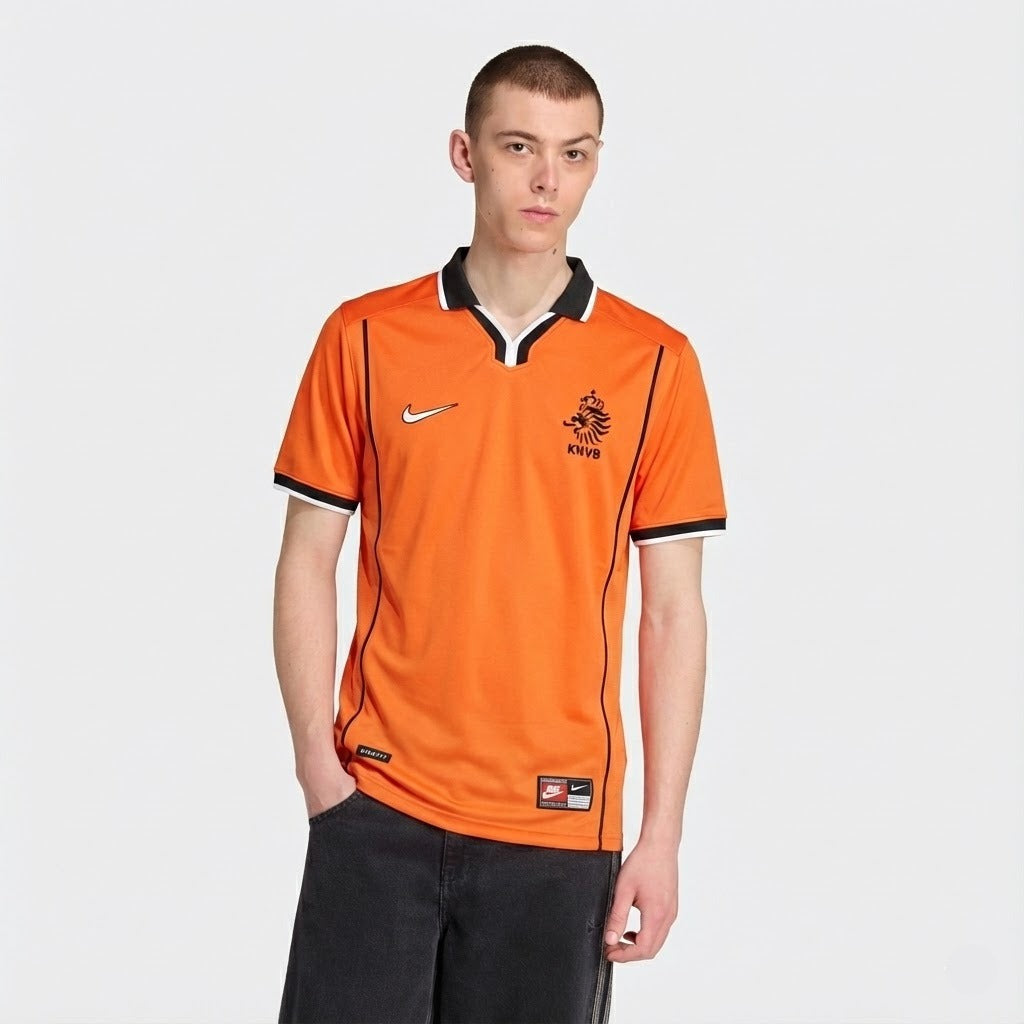 Camisa Retrô Torcedor Masculina Holanda I 1998