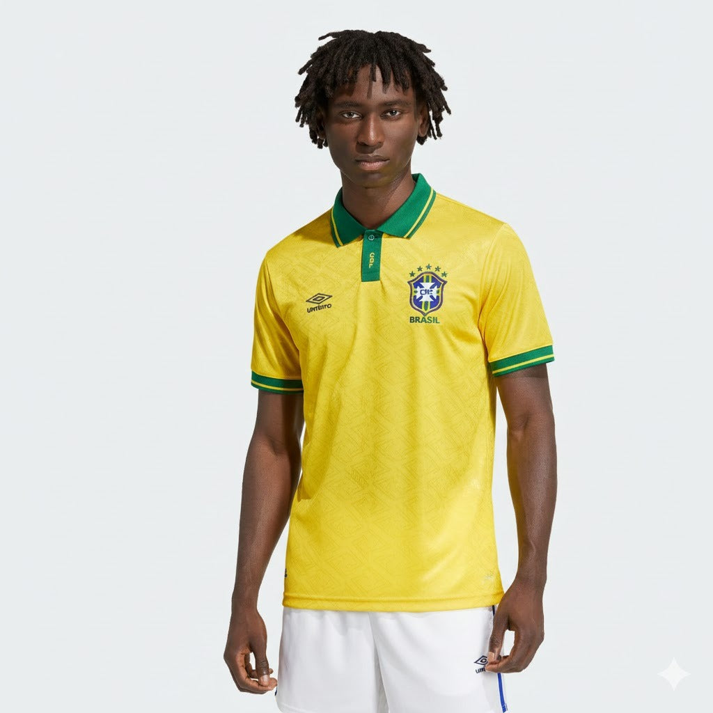 Camisa Retrô Torcedor Masculina Brasil I 1991
