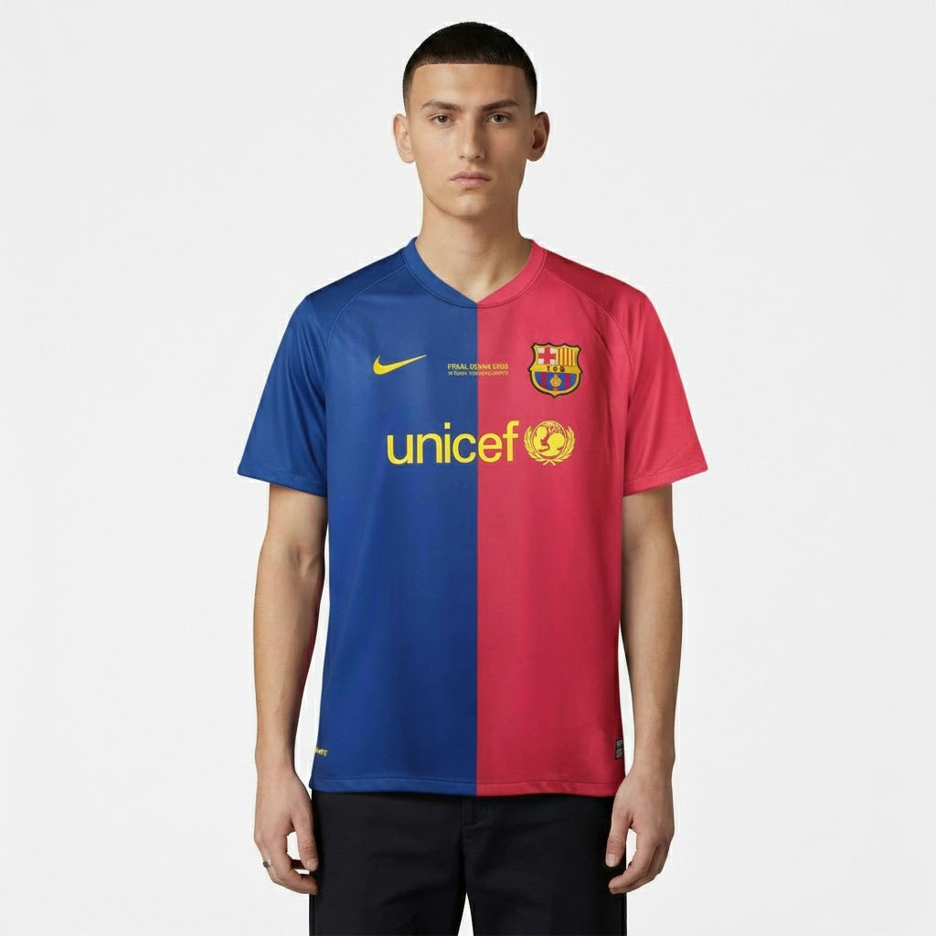 Camisa Retrô Torcedor Masculina Barcelona I 2008