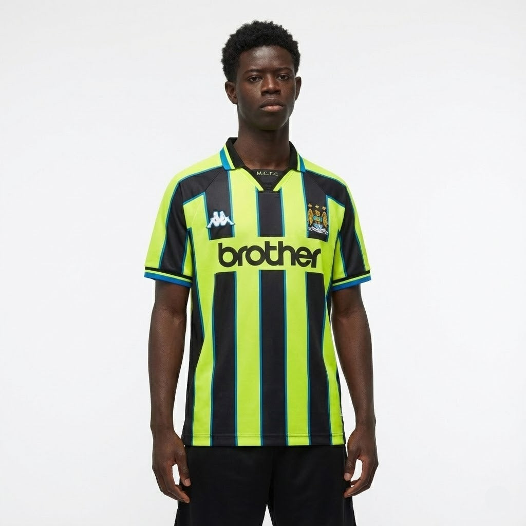 Camisa Retrô Torcedor Masculina Manchester City II 1998