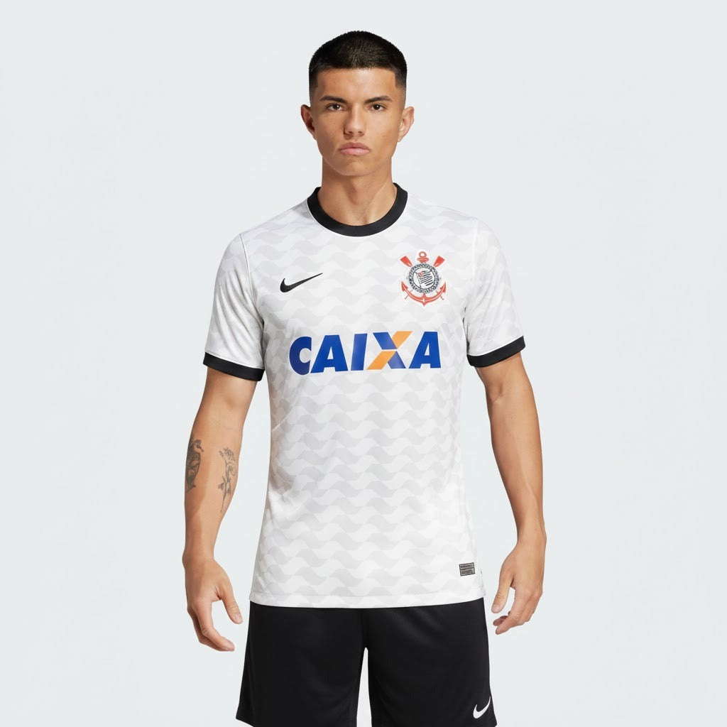 Camisa Retrô Torcedor Masculina Corinthians I 2012