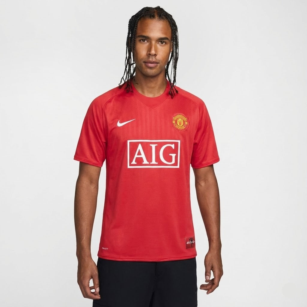Camisa Retrô Torcedor Masculina Manchester United I 2007