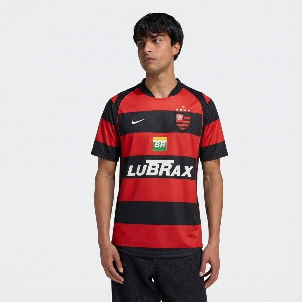 Camisa Retrô Torcedor Masculina Flamengo I 2003