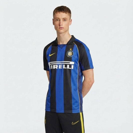 Camisa Retrô Torcedor Masculina Inter de Milão I 2001