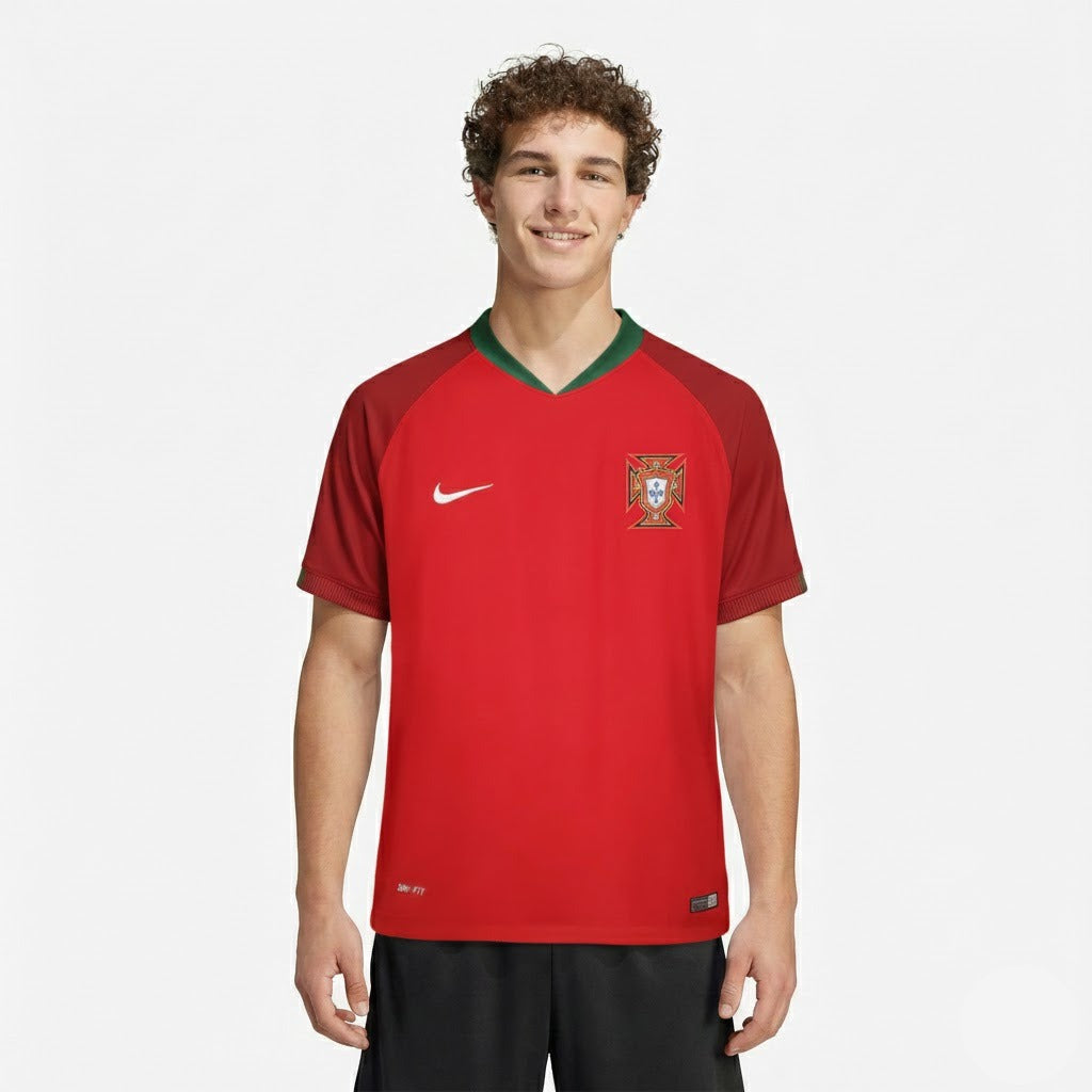 Camisa Retrô Torcedor Masculina Portugal I 2016