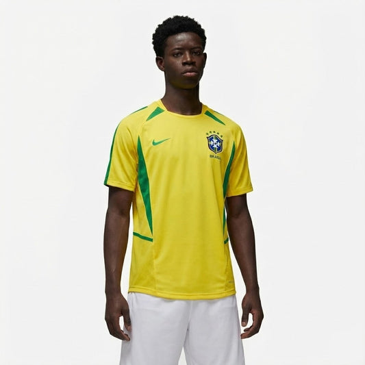 Camisa Retrô Torcedor Masculina Brasil I 2002