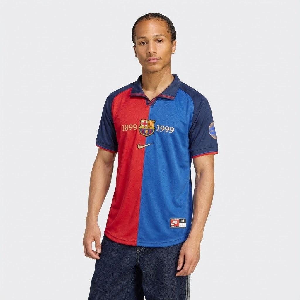 Camisa Torcedor Masculina Barcelona Comemorativa 100 Anos