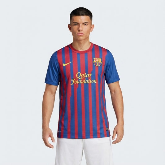 Camisa Retrô Torcedor Masculina Barcelona I 2011