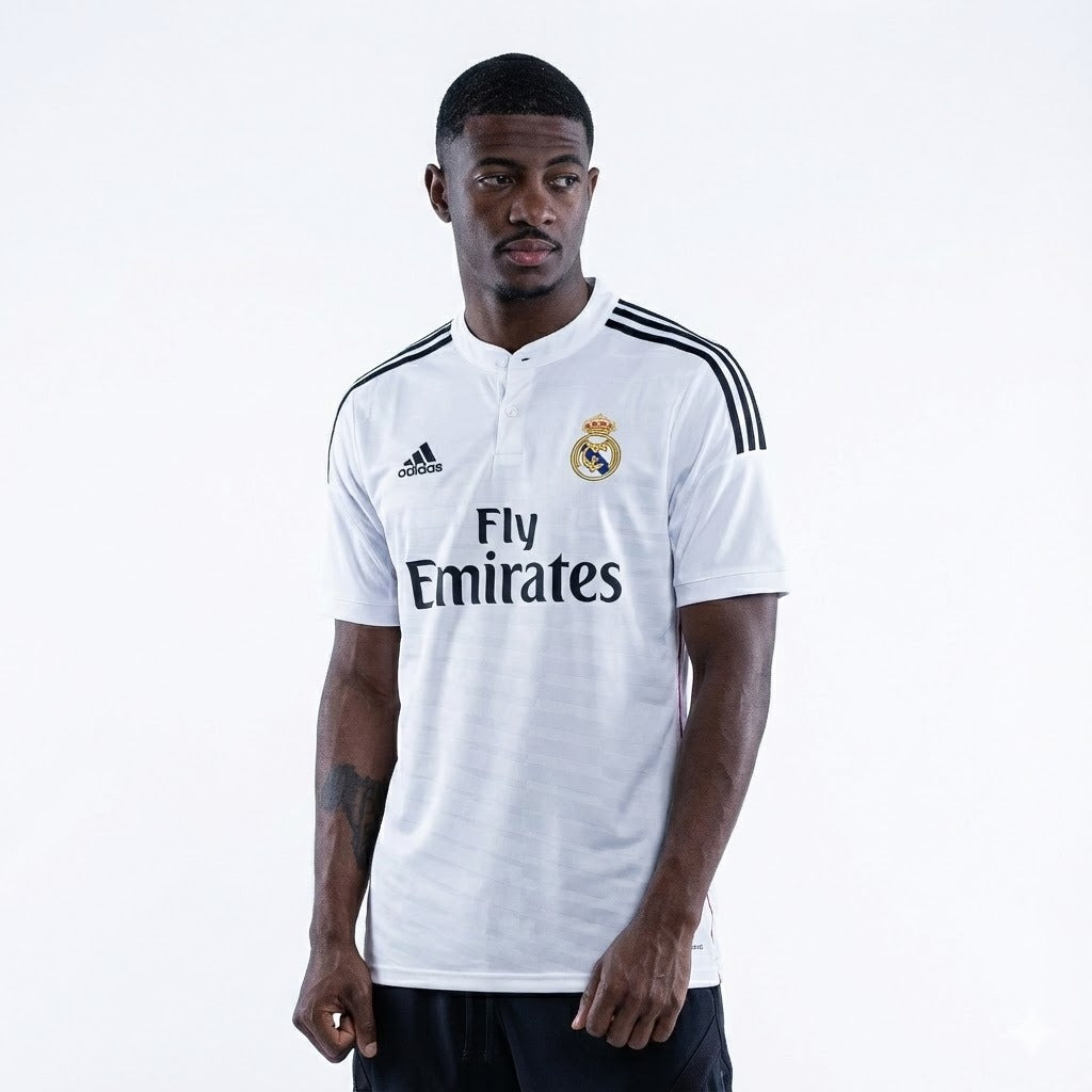 Camisa Retrô Torcedor Masculina Real Madrid I 2014