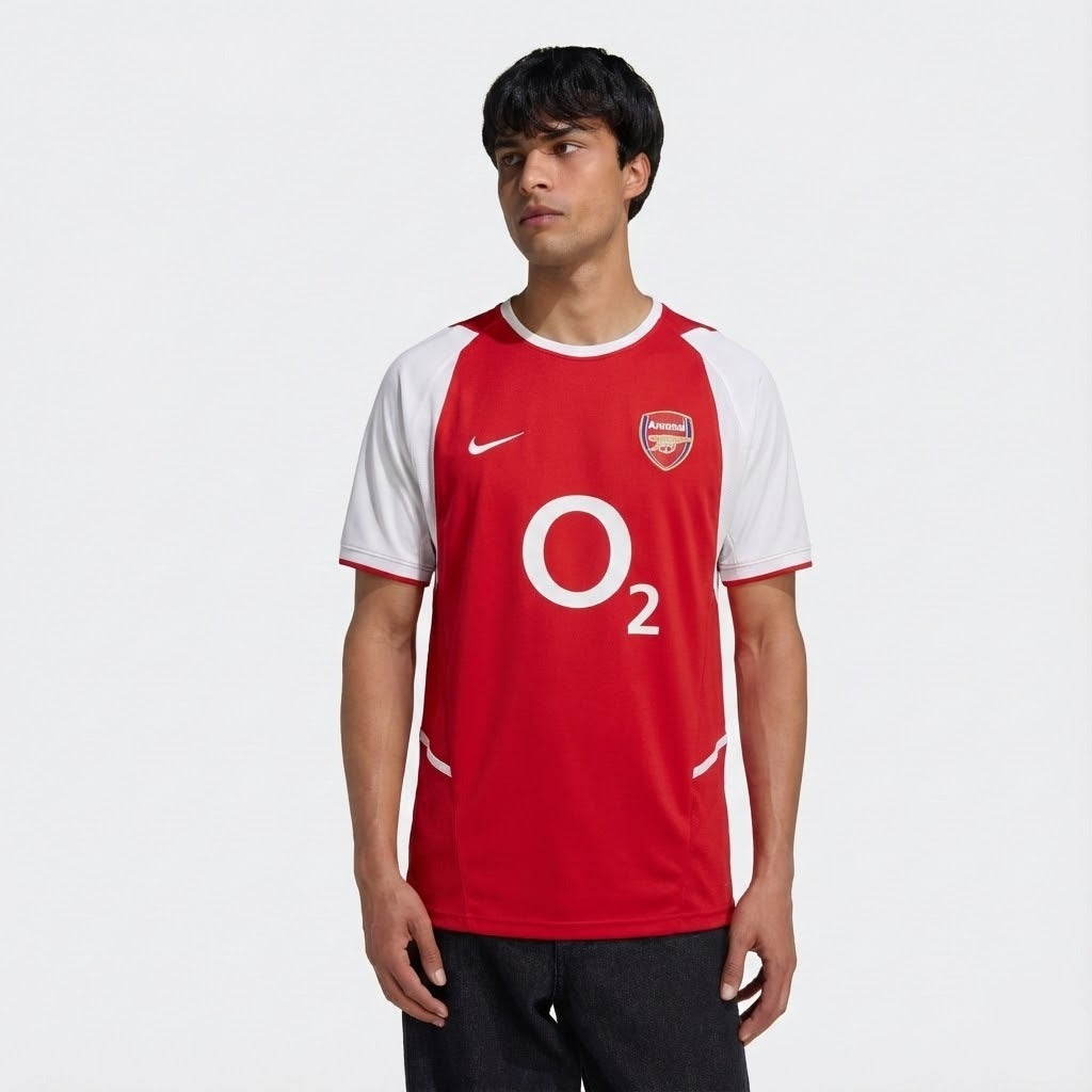 Camisa Retrô Torcedor Masculina Arsenal I 2002