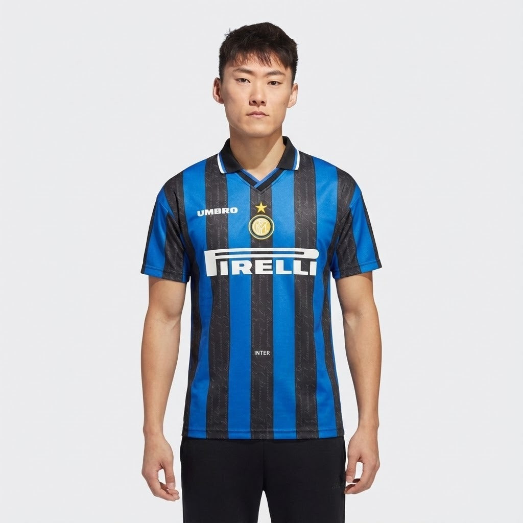 Camisa Retrô Torcedor Masculina Inter de Milão I 1997
