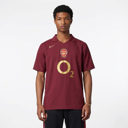 Camisa Retrô Torcedor Masculina Arsenal I 2005