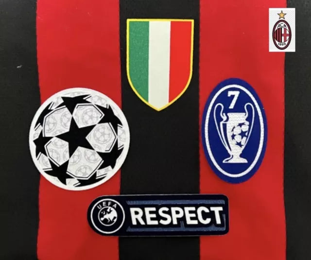 Camisa Milan Retrô 2010/2011 Vermelha e Preta