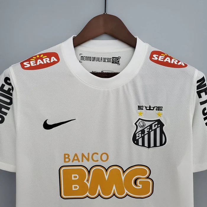 Camisa Retrô Santos I Home 2012/13 Masculino Branco
