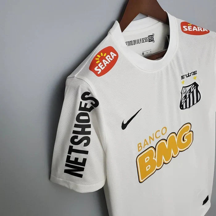 Camisa Retrô Santos I Home 2012/13 Masculino Branco