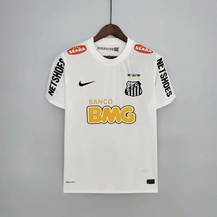 Camisa Retrô Santos I Home 2012/13 Masculino Branco