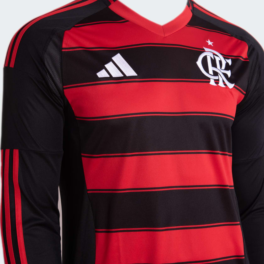 Camisa Manga Longa Torcedor Masculina Flamengo I 2025/2026