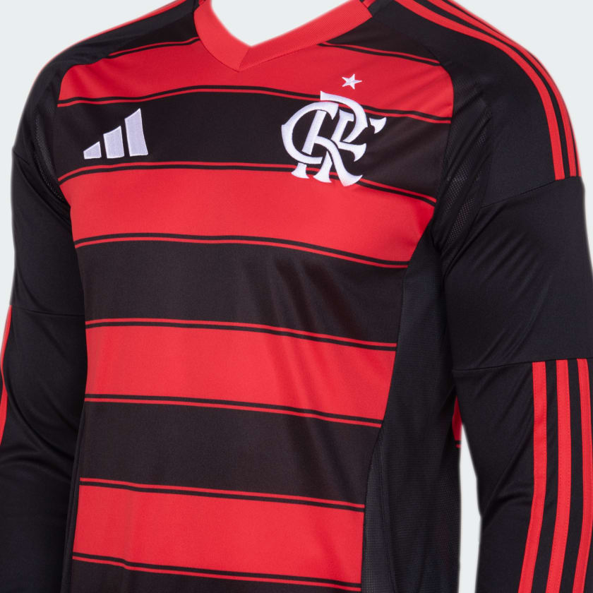 Camisa Manga Longa Torcedor Masculina Flamengo I 2025/2026