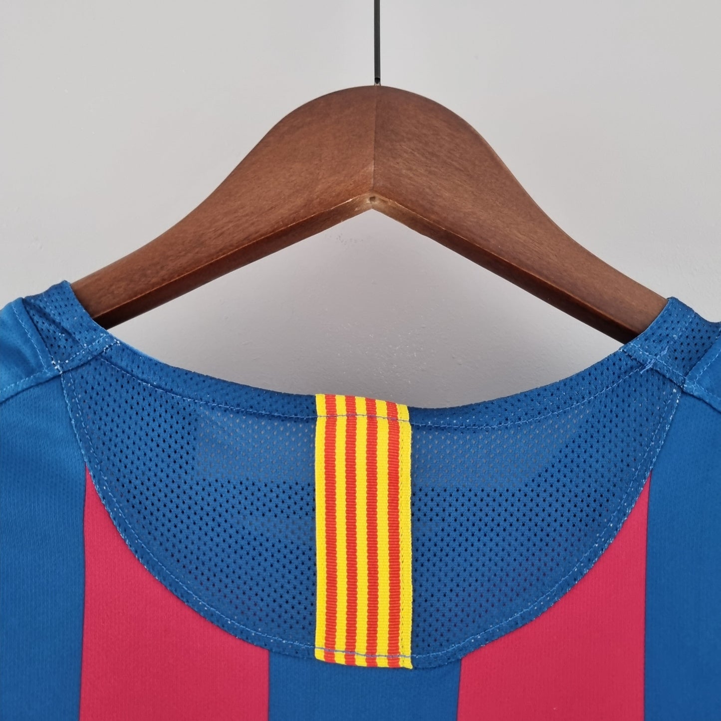 Camisa Manga Longa Torcedor Masculina Barcelona 2005/2006 Grená