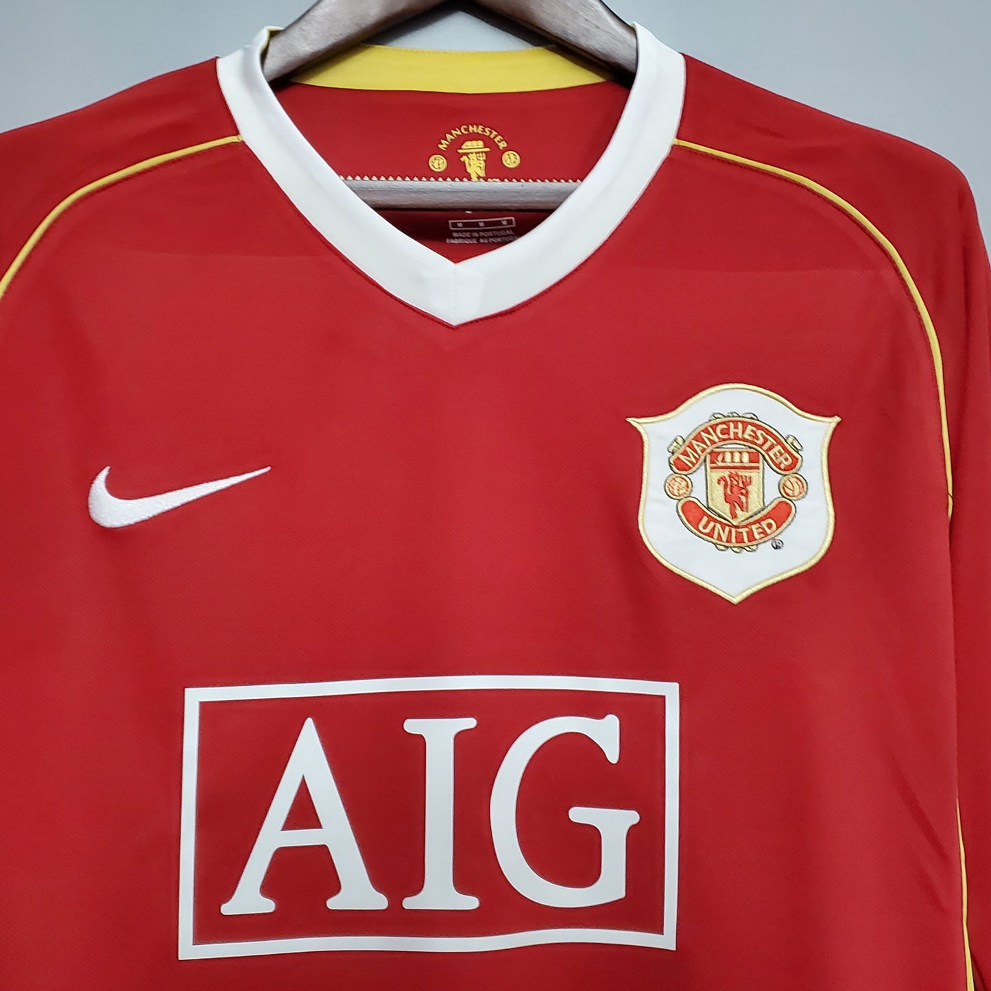 Camisa Manga Longa Torcedor Masculina Manchester United 2006/2007