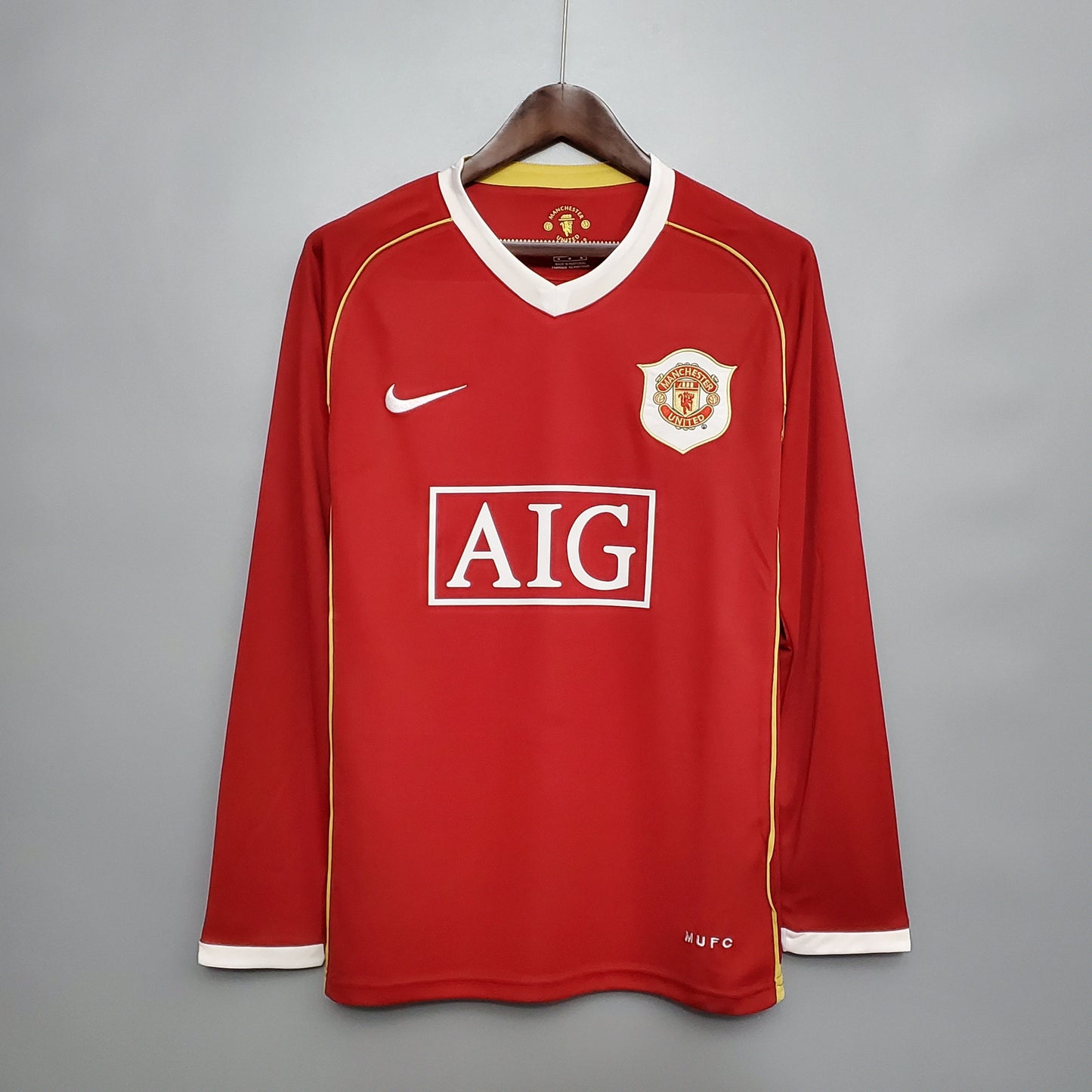 Camisa Manga Longa Torcedor Masculina Manchester United 2006/2007