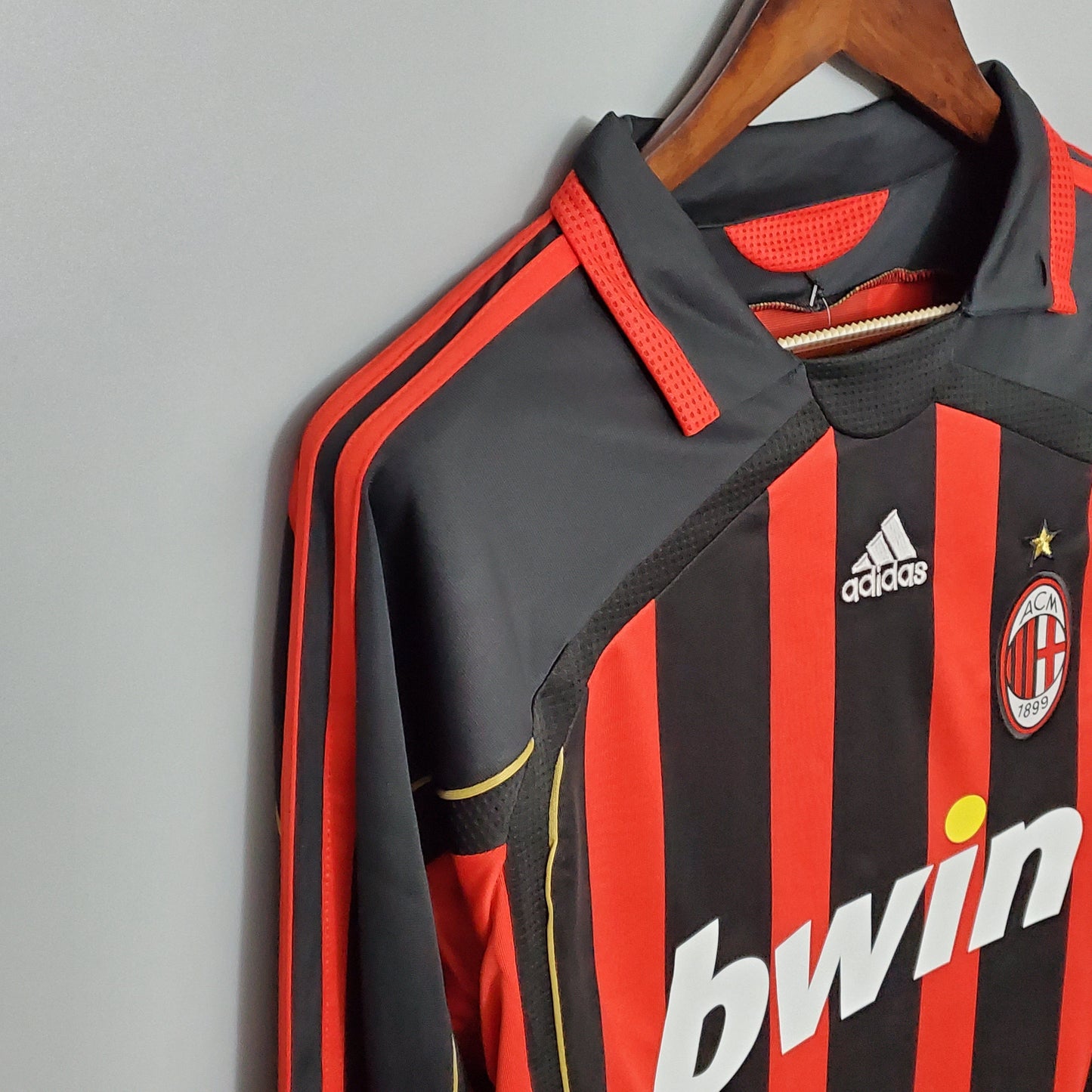 Camisa Manga Longa Torcedor Masculina Milan 2006/2007